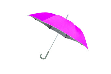 pink umbrella on a white background