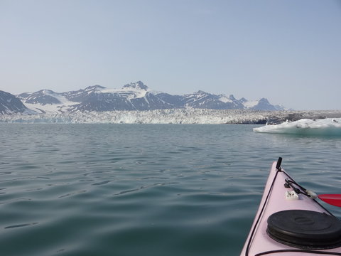 Kayak en terre polaire