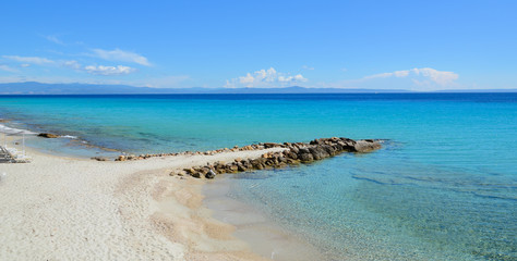 Fototapeta na wymiar Sublime transparent turquoise waters of the Mediterranean Sea on