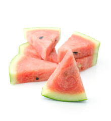 Slice Watermelon on white background