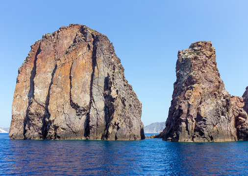 Cape Vani, Milos island, Cyclades, Greece