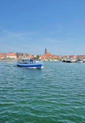 das Heilbad Waren an der Müritz in der Mecklenburgischen Seenplatte,Deutschland © travelpeter
