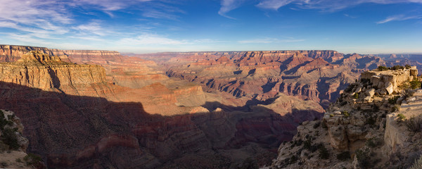 Parc national du Grand Canyon, Arizona, États-Unis. Image panoramique.