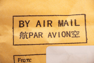 By Air Mail Sticker