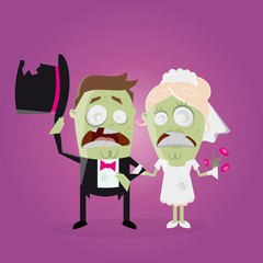 hochzeit horror zombie halloween heiraten