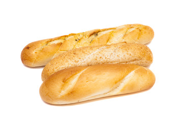 bread on white background