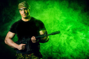 masculine soldier