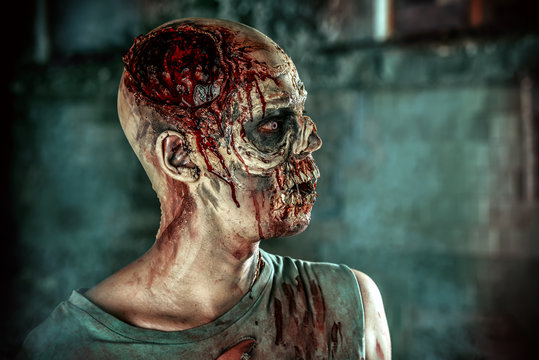 scary zombie