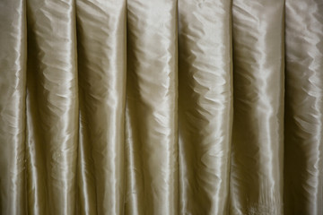 Fototapeta na wymiar Texture or Background of curtain or drapery
