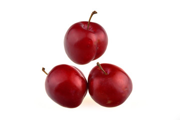 Red plums