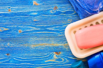 Soap in a soap and perfume