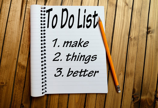 To do list word