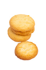 Cookies on white background 