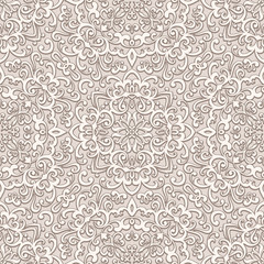 Vintage beige seamless pattern