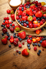Fresh summer berries