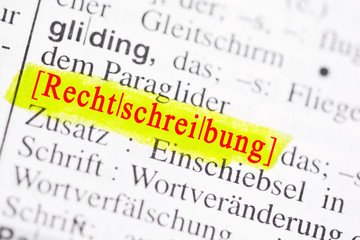 Rechtschreibung