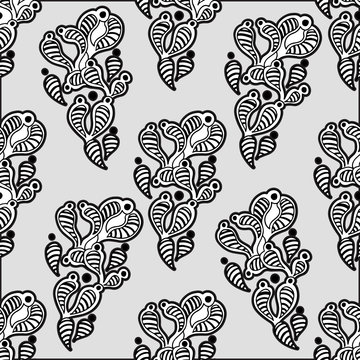 ginger seamless pattern for paper and textile design