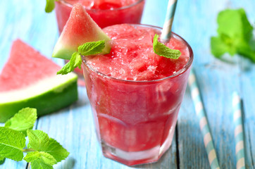 Watermelon smoothie.