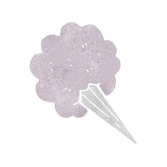 retro cartoon smoke blast