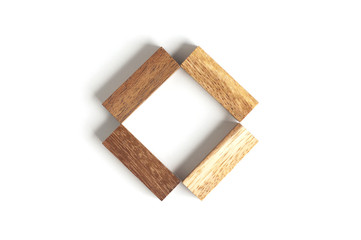 Abstract wood block