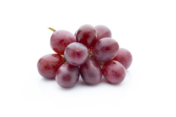 Grape on the white background. Fresh  berry.