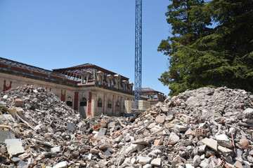 Obraz premium rehabilitacion de la antigua estacion de ferrocarril en burgos