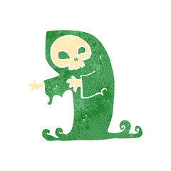 retro cartoon halloween ghoul