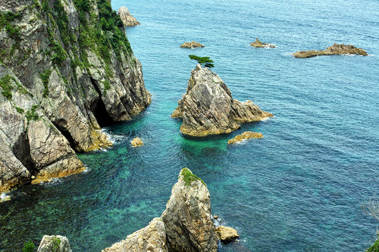浦富海岸　千貫松島