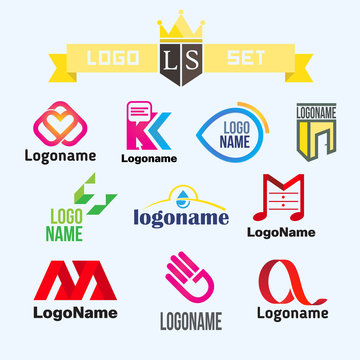 set of logos