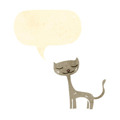 retro cartoon cat