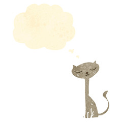 retro cartoon cat