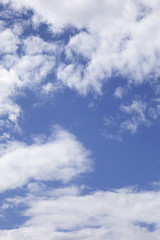 Blue sky with clouds