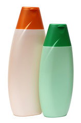 Plastic Bottle with Shampoo or hygienic cosmetic product