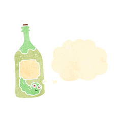 cartoon tequila bottle