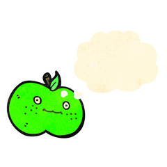 cute cartoon apple
