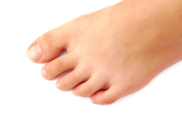 Female foot and toes