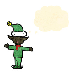 cartoon christmas elf