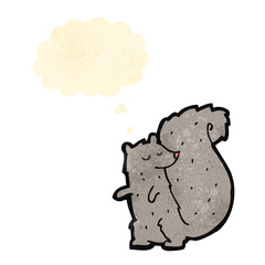 cartoon cute squirrel