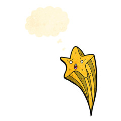 shooting star cartoon character