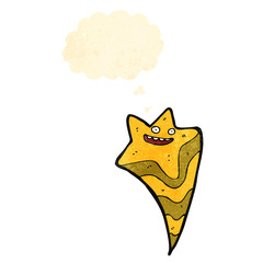shooting star cartoon character