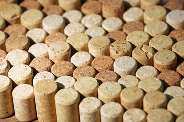 Wine corks background