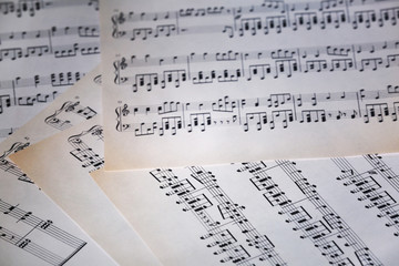 Music notes background