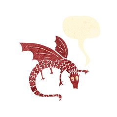 flying dragon illustration