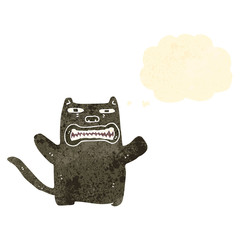 fierce dog cartoon character