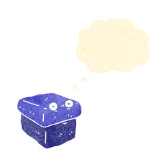 retro cartoon lunch box character