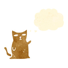 retro cartoon cat