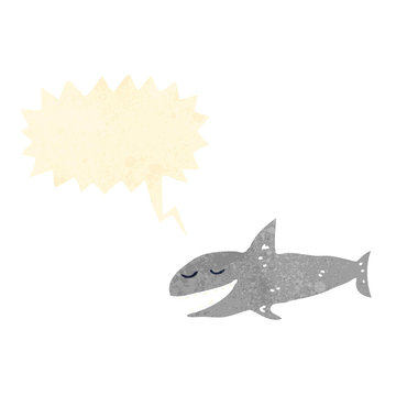 cartoon shark symbol