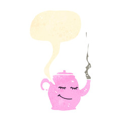 cartoon tea pot
