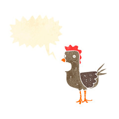cartoon cockerel
