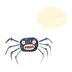 cartoon spooky spider